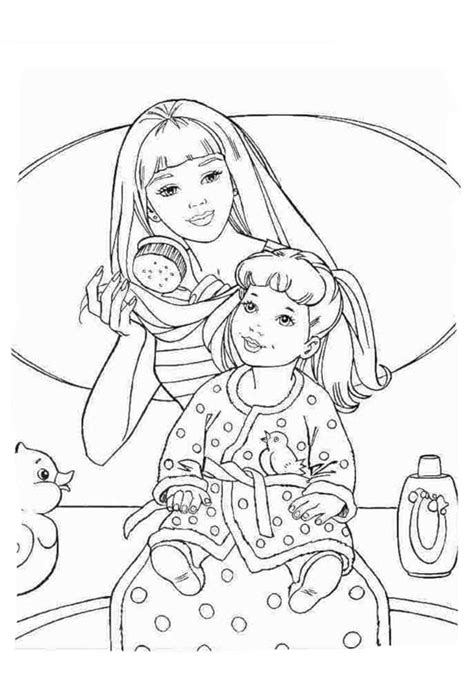 daughter coloring pages mother getdrawings sketch coloring page