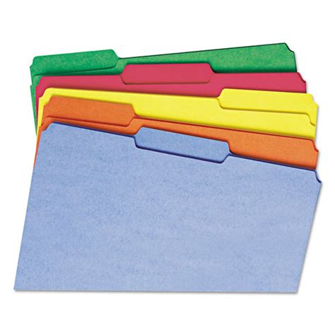 Smead Colored File Folders 13 Cut Tabs Legal Size Assorted 100