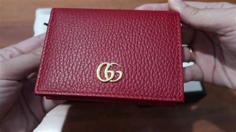 Gucci Card Case Compact Wallet Unboxing Youtube