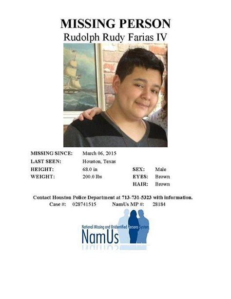 What Happened To Rudy Farias Missing Texas High School Student Found 8