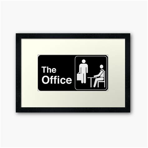 The Office Logo Wall Art Redbubble