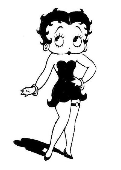 Betty Boop 7 Dibujos Faciles Para Dibujar Para Niños Colorear