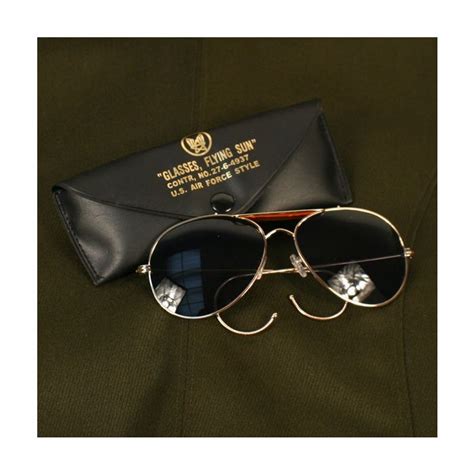 Aviator Pilots Glasses Gold Frame Smoke Lens