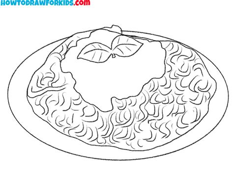How To Draw Spaghetti Easy Drawing Tutorial For Kids