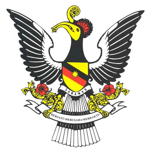 Logo jata negara hitam putih vector. Latar Belakang Jata Negara & Bendera Negeri Malaysia ...