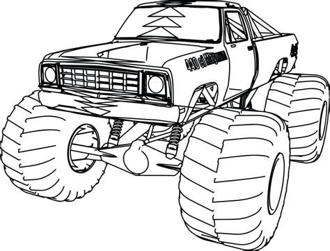 Monster Truck Coloring Pages Pdf At Getcolorings Com Free Printable Colorings Pages To Print