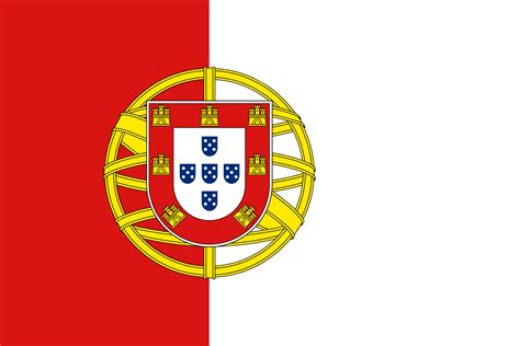The lesser version of the national coat of arms (armillary sphere and portuguese shield). My take on the Portuguese flag : vexillology