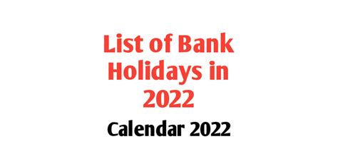 Bank Holidays In January 2022 Must Check Before Visiting Bank