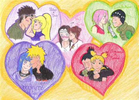 Naruto Couples By 4naruto Girl On Deviantart