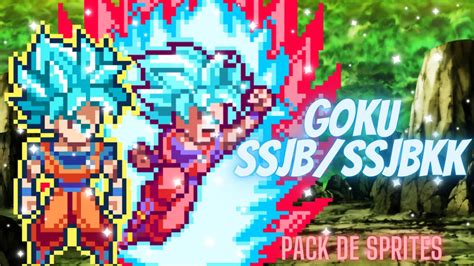 Goku Ssjb Atualizado 50 Ssjb Kaioken Ulsw Pack De Sprites Youtube