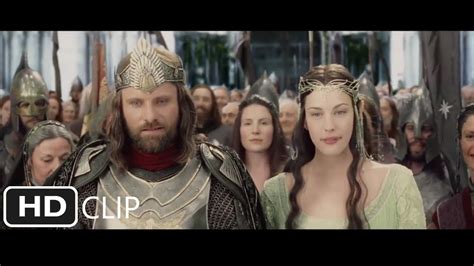 Aragorn S Coronation Lord Of The Rings Return Of The King YouTube