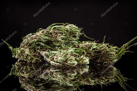 Cannabis On A Black Background Stock Photo By ©ketta 58719283