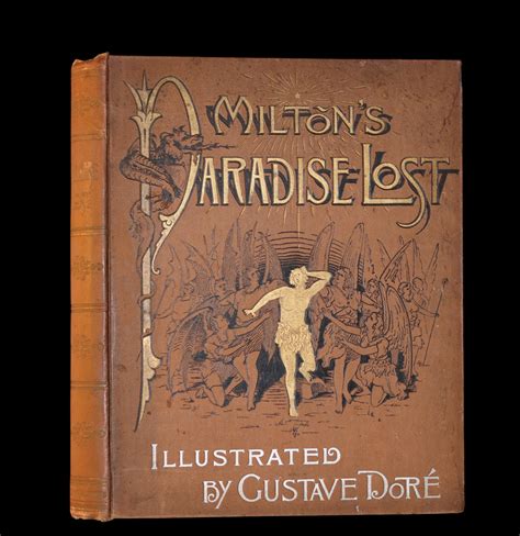 1890 Rare Book ~ Miltons Paradise Lost Illustrated By Gustave Dore