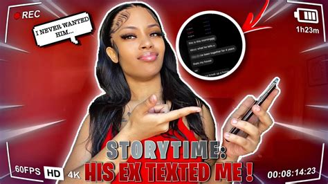 Storytime His Ex Texted Me 😂 Youtube