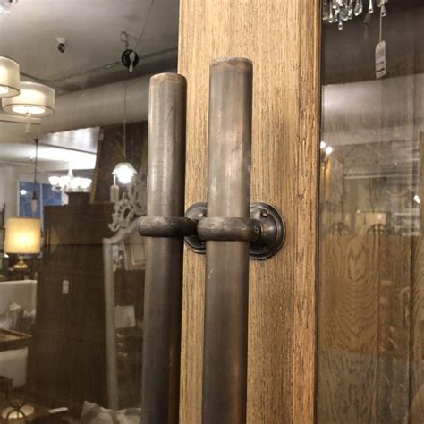 Discover prices, catalogues and new features. Restoration Hardware Display English Brass Bar Pull Glass ...