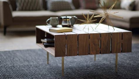 The tapered metal wire legs add a modern look. 10 Small Coffee Table Ideas For Your Living Space - Housely