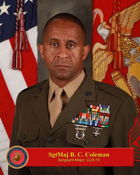 Sgtmaj Bc Coleman 1st Marine Logistics Group Leaders