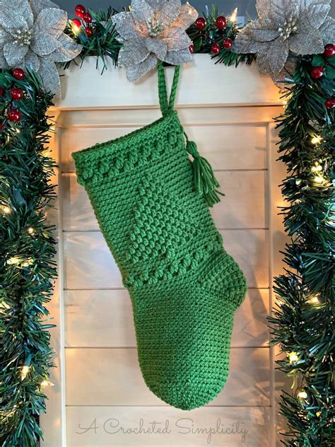20 Crochet Christmas Stocking Patterns