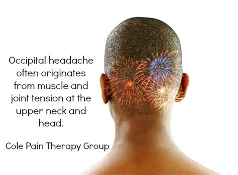 Occipital Headache During Exercise Cole Pain Therapy Group