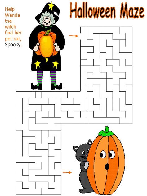 Close This Template Window When Done Printing Halloween Maze