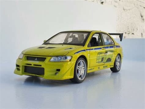 1 18 Mitsubishi Lancer EVO VII 7 Fast And Furious 2 Paul Walker By