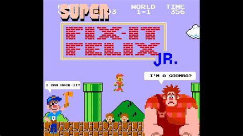 Super Fix It Felix Jr Super Mario Bros Hacks Wreck It Ralph Games