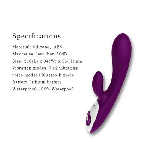 Nalone Bluetooth Wireless Vibrator Silicone Rechargeable Rabbit Vibrator G Spot And Clitoral Vibe