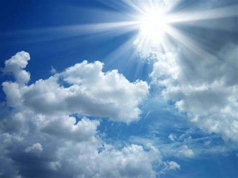Sky And The Sun Shining Stock Image Image Of Freedom 23794849