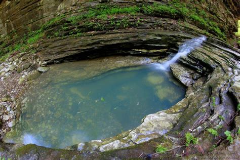 A Naturally Formed Pool Along The Indian Creek Hiking Trail Arkansas
