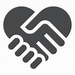 Hands Heart Helping Icon Hand Compassion Care