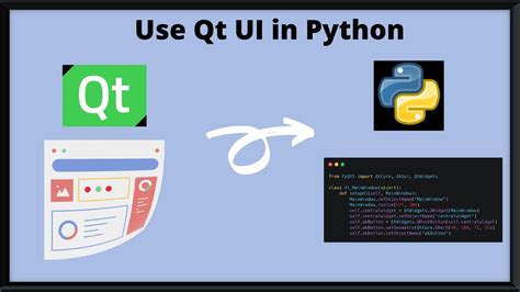 How To Use Ui From Qt In Python Quick Tutorial Pyqt Qt Designer