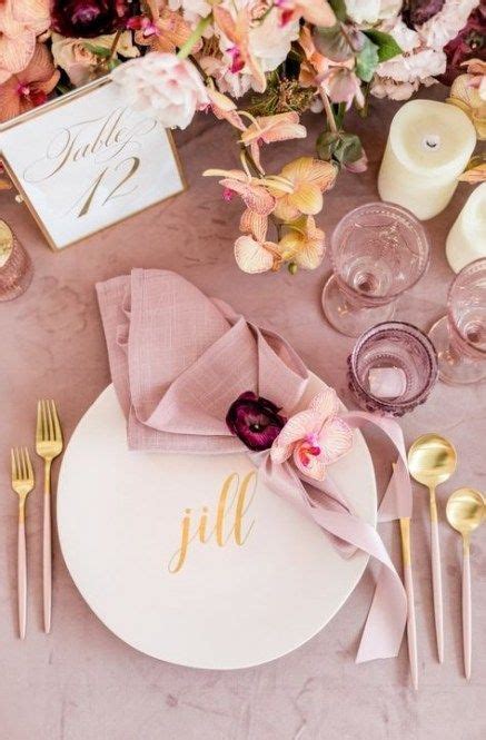 Super Brunch Table Setting Pink Flowers Ideas Pink Table Decorations