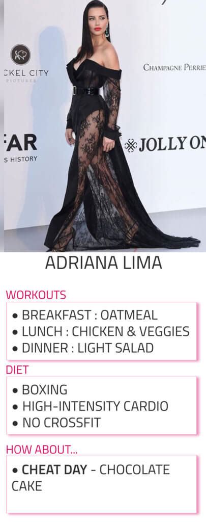 Adriana Lima Diet And Workout Plan Victoria Secret Model Secrets