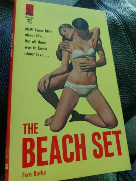 The Beach Set By Fern Burke Vintage Pulp 1960s Softcover Library