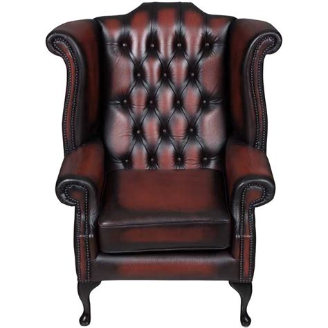 Armchair leather wingback chair red oxblood massoud pair of tufted wing chairs antique and deep oned english georgian chesterfield style. Vintage Red Leather Wingback Armchair | Leather wingback ...