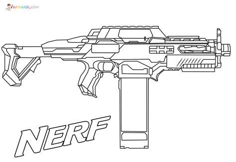 Nerf Gun Coloring Pages Nerf Gun Coloring Pages 40 New Images Free