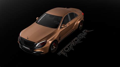 Russian Tuner Imagines New Mercedes Benz S Class With Extra Wide Kit Carscoops