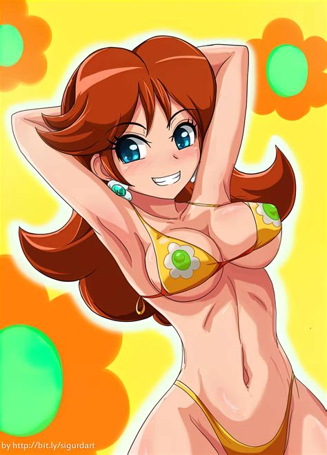 Princess Daisy S New Bikini Seems To Be Very Tight On Her Chest