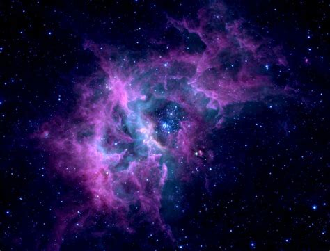 Blue Purple Galaxy Nebula Wallpapers Top Free Blue