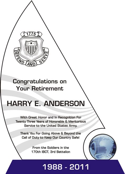 Congratulations On Your Retirement Harry E Anderson