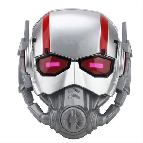 Ant Man Cartoon Masks Full Face Kids Cosplay Mask Led Eye Light Mask