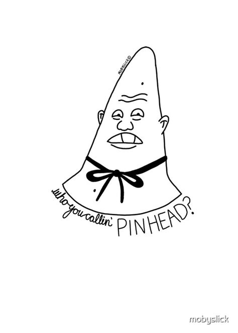 Pinhead Larry Patrick Spongebob Squarepants By Mobyslick Redbubble