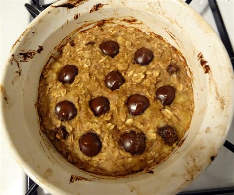 The Cooking Actress Chocolate Chip Cookie Baked Oatmeal