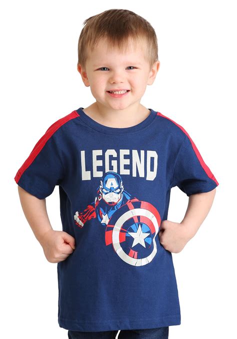 Kid's Marvel Captain America Legend T-Shirt | Captain America Shirt