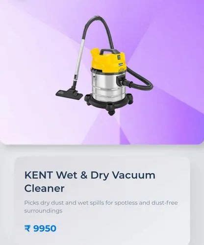 Kent Wet And Dry Vacuum Cleaner At Rs 7499piece In Chandigarh Id