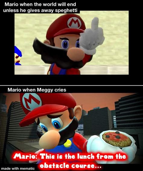 Mario And Speghetti Meme Smg4 Amino