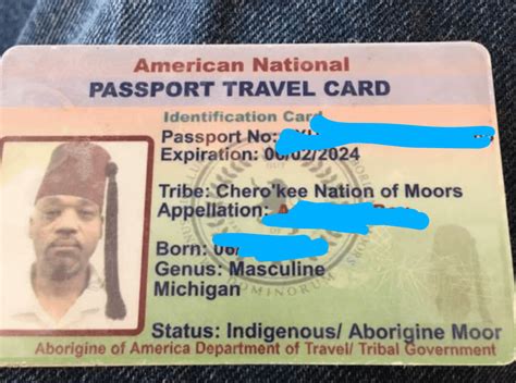 Moorish Passport Travel Card Amibeingdetained