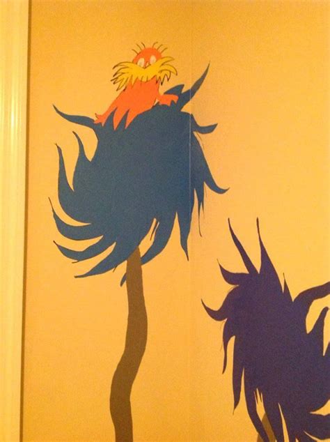 Wall Mural Dr Seuss Lorax And Truffulatrees Dr Seuss Lorax The Lorax Relay For Life Wall