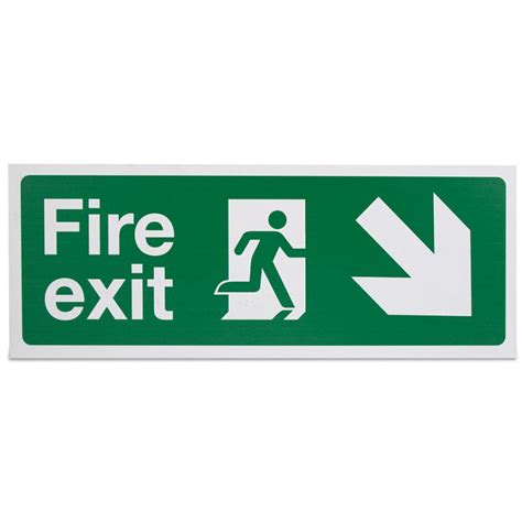 The latest tweets from @rinnxofficial 'Fire Exit Down Right' Safety Sign :: Sports Supports ...