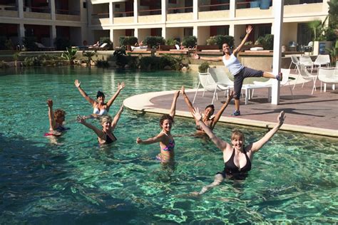 Pool Class On Yoga Escapes Retreat Yoga Escapes